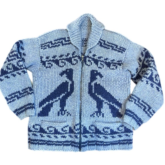 Filson Sweaters - Filson vintage like Ketchikan sweater blue thunderbird